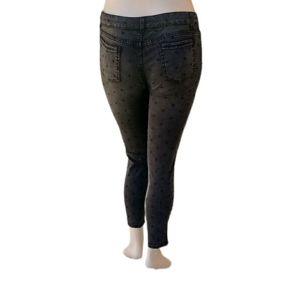 5880...Black Cat & Jack Polka Dot Jegging Size 18Plus, W32" 26"Inseam 8 1/2"Rise - Picture 5 of 6